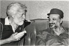Meeting Arafat in Beirut during the siege, 1982